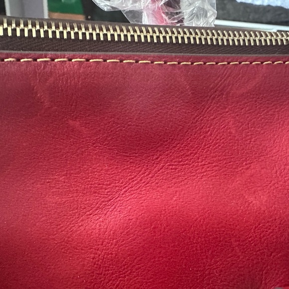 NWT Dooney and Bourke Red Florentine Satchel - Picture 12 of 15